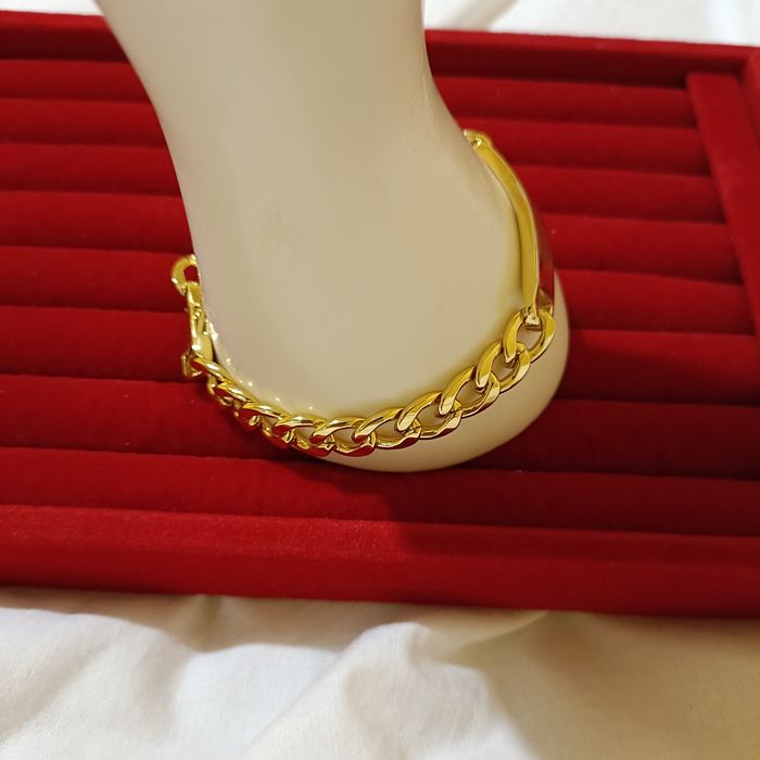 Splendide Bracelet homme en plaqué or - photo numéro 4