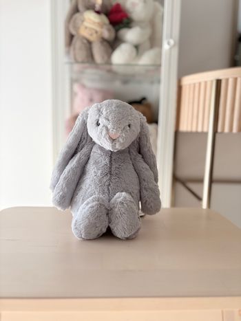 Jellycat bashful Gris lapin moyen 