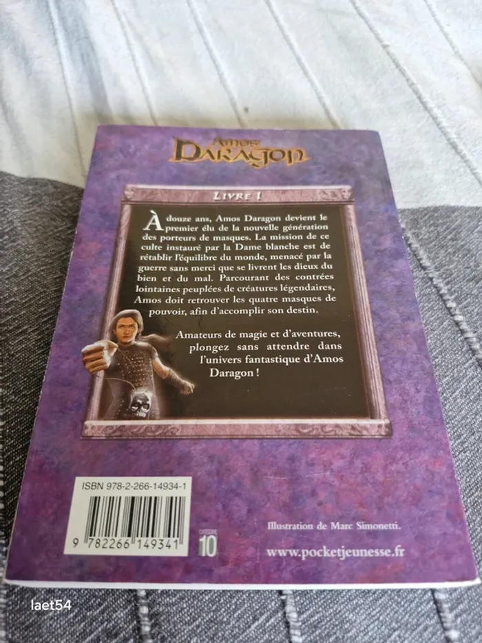Livre " Amos Daragon, tome 1" - photo numéro 2