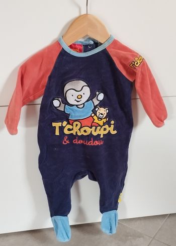 Pyjama 1 pièce garçon 3 mois T'choupi