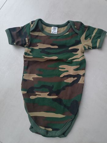 Bodie manches courtes militaire