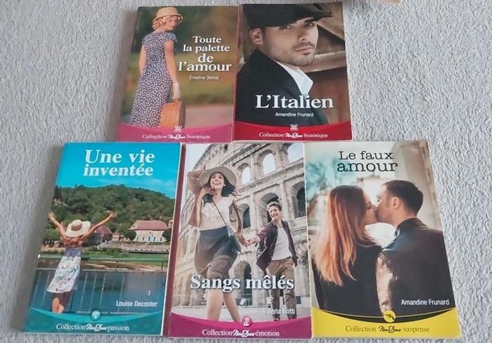 Lot 5 livres collection nous deux