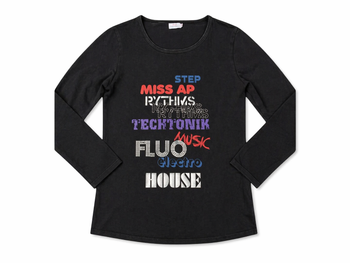 T-shirt fille, manches longues (3/4). 14 ans. Miss Avant Première. 