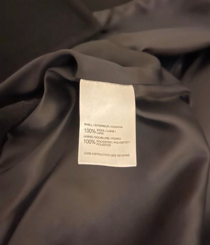 🖤 Manteau noir Episode – Taille 38 – 100% laine – Neuf - photo numéro 6