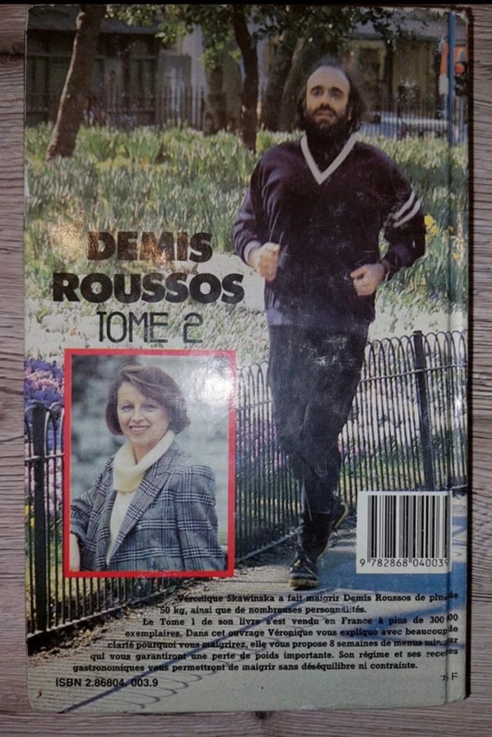 Livre Demis Roussos manger, maigrir - photo numéro 2