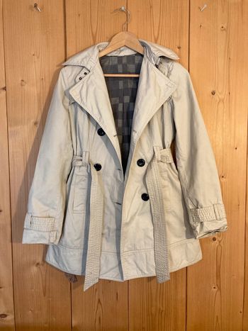 Trench-coat coton made in italy