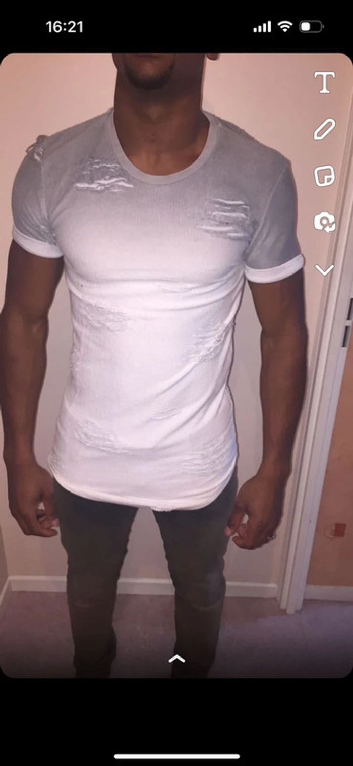 Tee-shirt bicolore