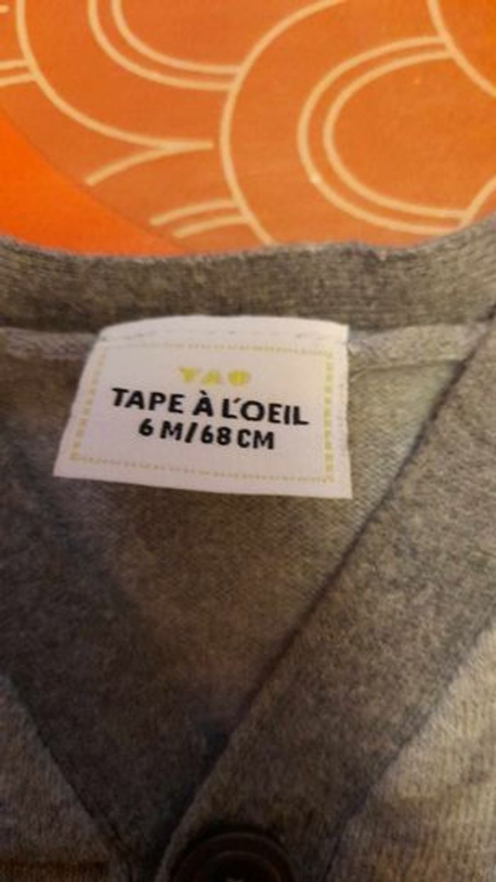 Gilet boutonné bébé garçon - photo numéro 2