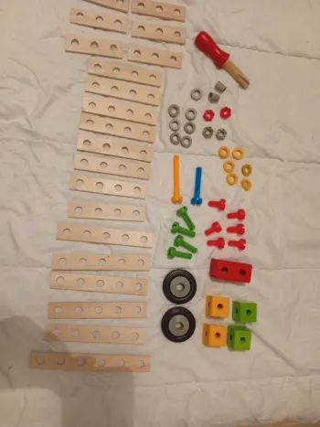 Jeu construction en bois
