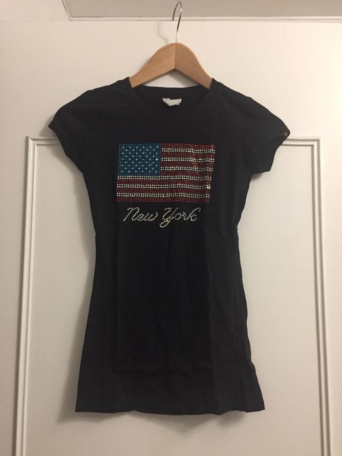 T-shirt Drapeau États-Unis