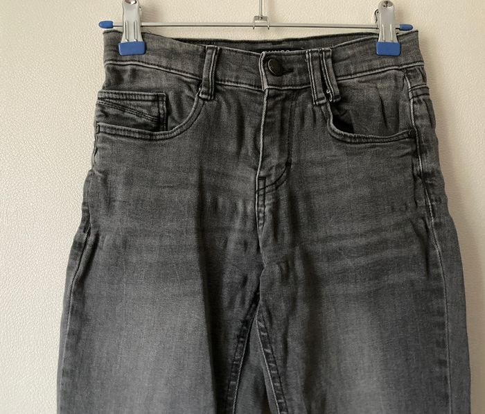 jeans gris taille 9/10 ans - photo numéro 2