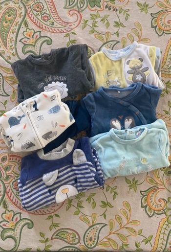 Lot 6 pyjamas taille 3 mois