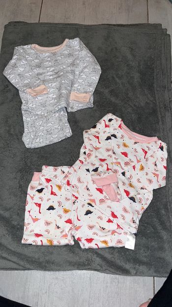Lot de 2 pyjamas 2 pièces Primark