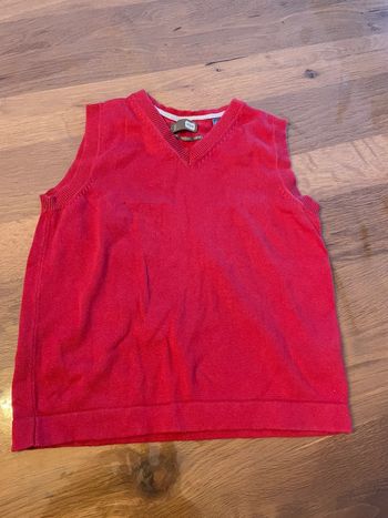 Pull col en V sans manches 8 ans