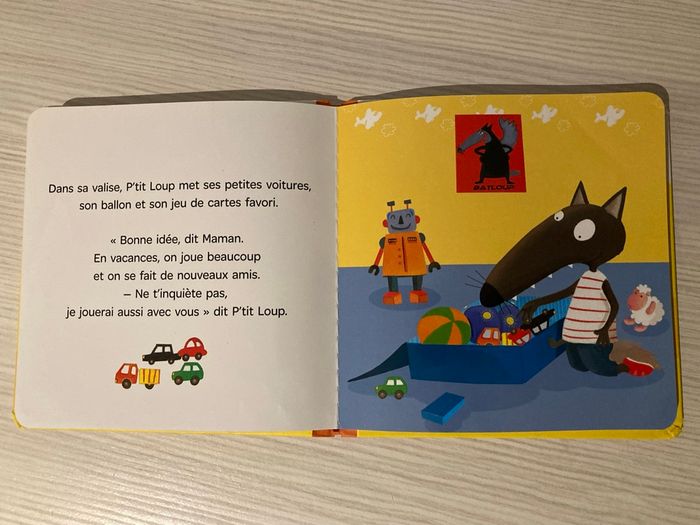 Livre p’tit loup part en vacances - auzou - photo numéro 3