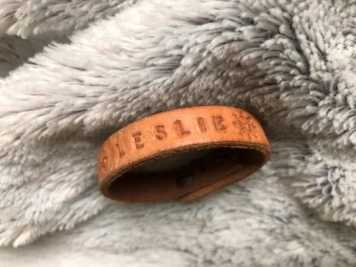 Bracelet en cuir Leslie