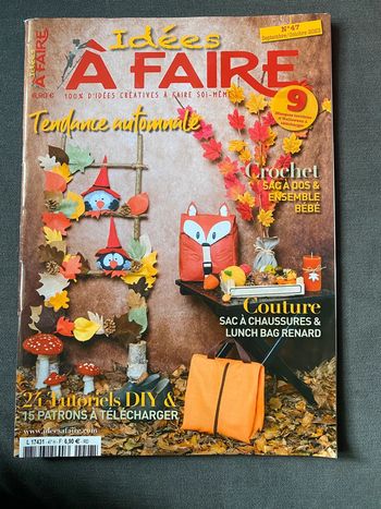 Magazine idée à faire numéro 47 septembre / octobre 2023