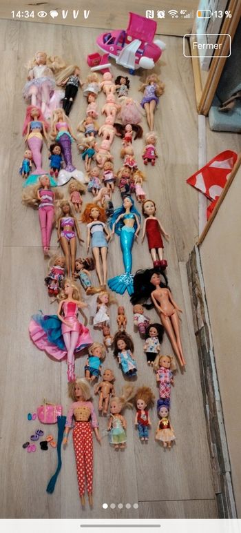Lot barbie 