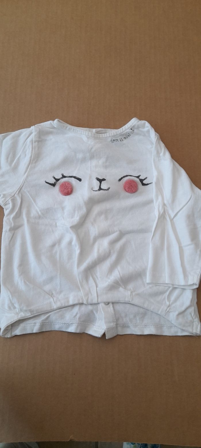 T-shirt "love u mini cat"