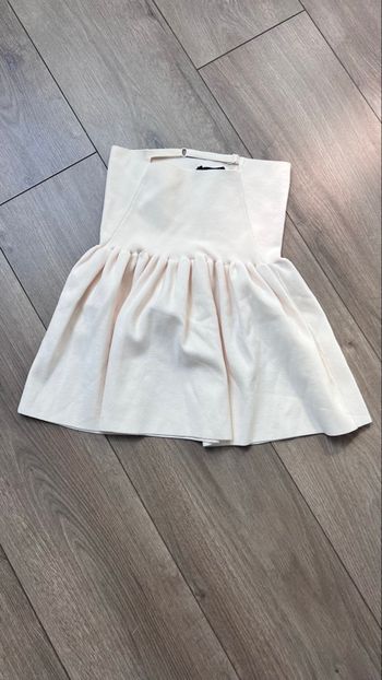 Jupe trapèze crème Etam taille M