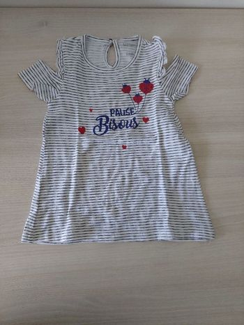 Robe sans manches fille 6mois