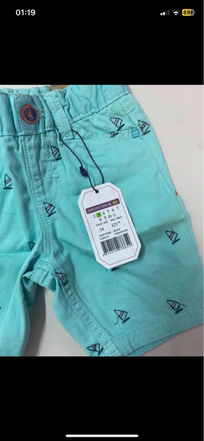 Short garçon - neuf - Sergent Major - Taille 3 ans - photo numéro 2