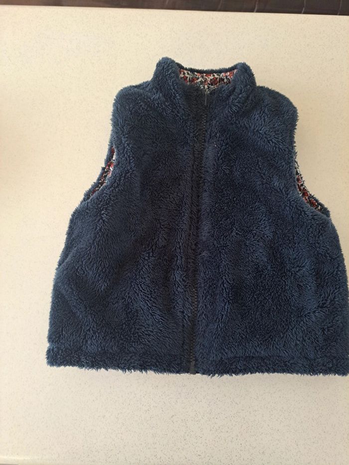 Doudoune sans manches reversible 18 mois - photo numéro 2
