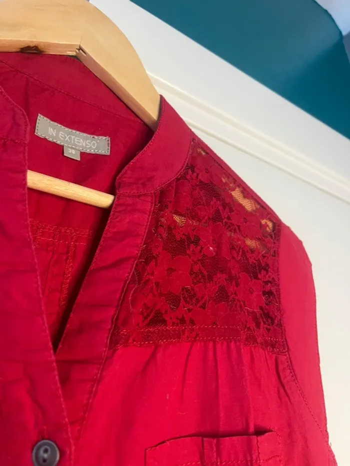🔹 Robe rouge fluide – In Extenso 🔹 - photo numéro 3