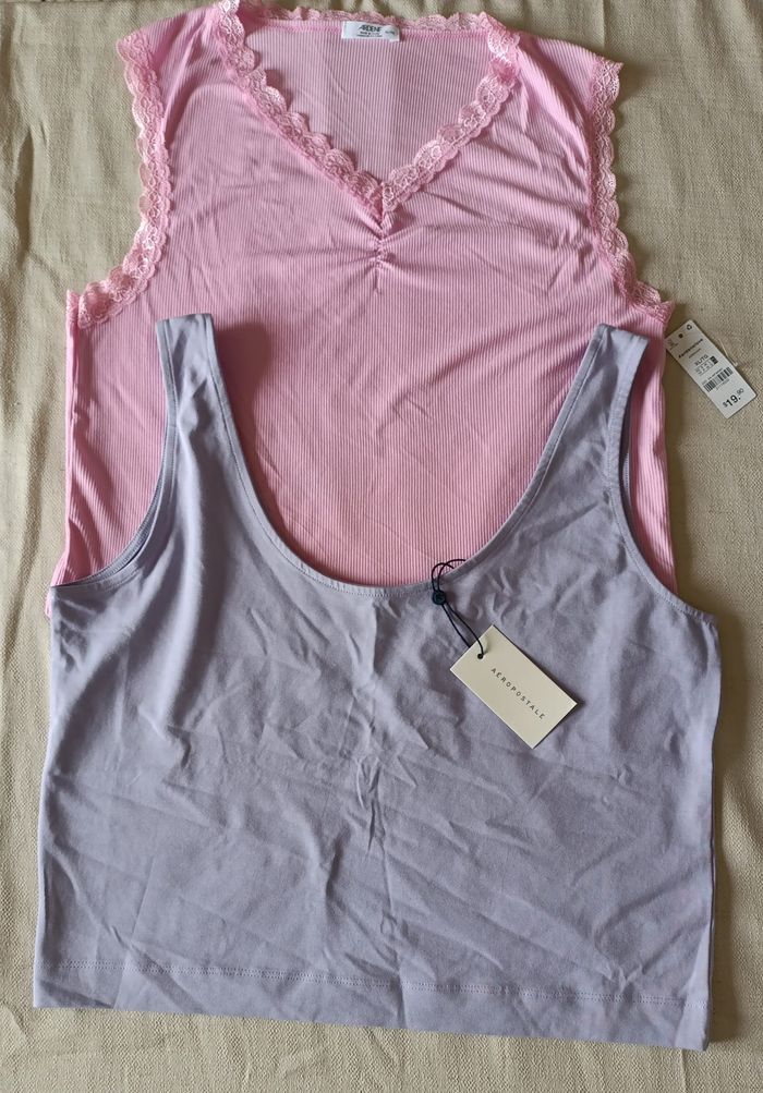 Lot de 2 tops – Taille XL – Neufs avec étiquette