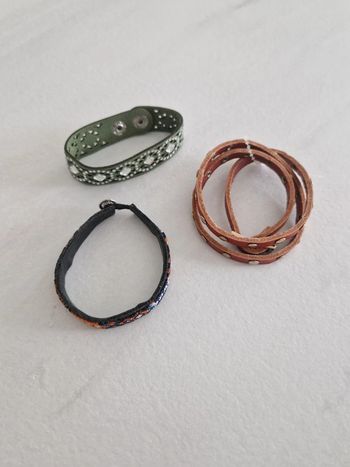 Lot de 3 bracelets