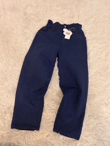 Pantalon bleu 7/8eme 8 ans fille neuf
