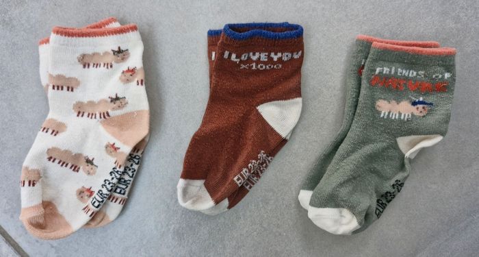Lot de 3 paires de chaussettes mixtes Kiabi