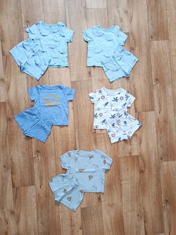 Lot pyjamas été kiabi