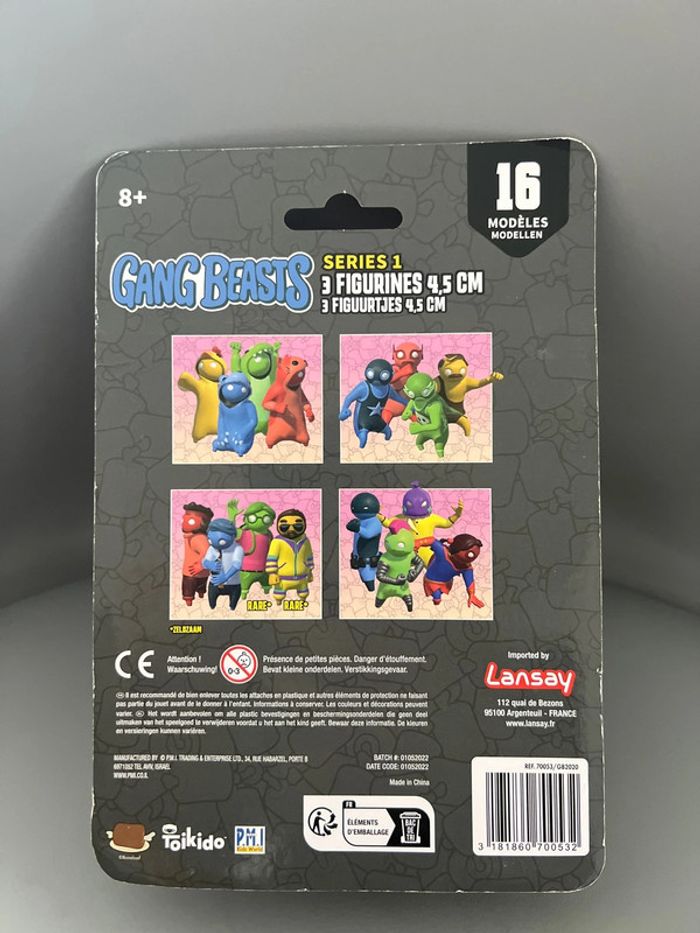 Gang Beasts 3 figurines série 1 LANSAY - photo numéro 2