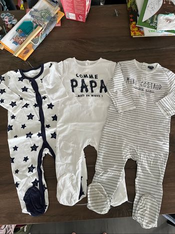 Lot 3 pyjamas mi saison