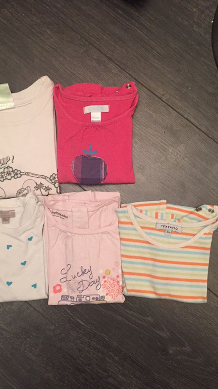 Lot 7 tee shirts 18 mois - photo numéro 3