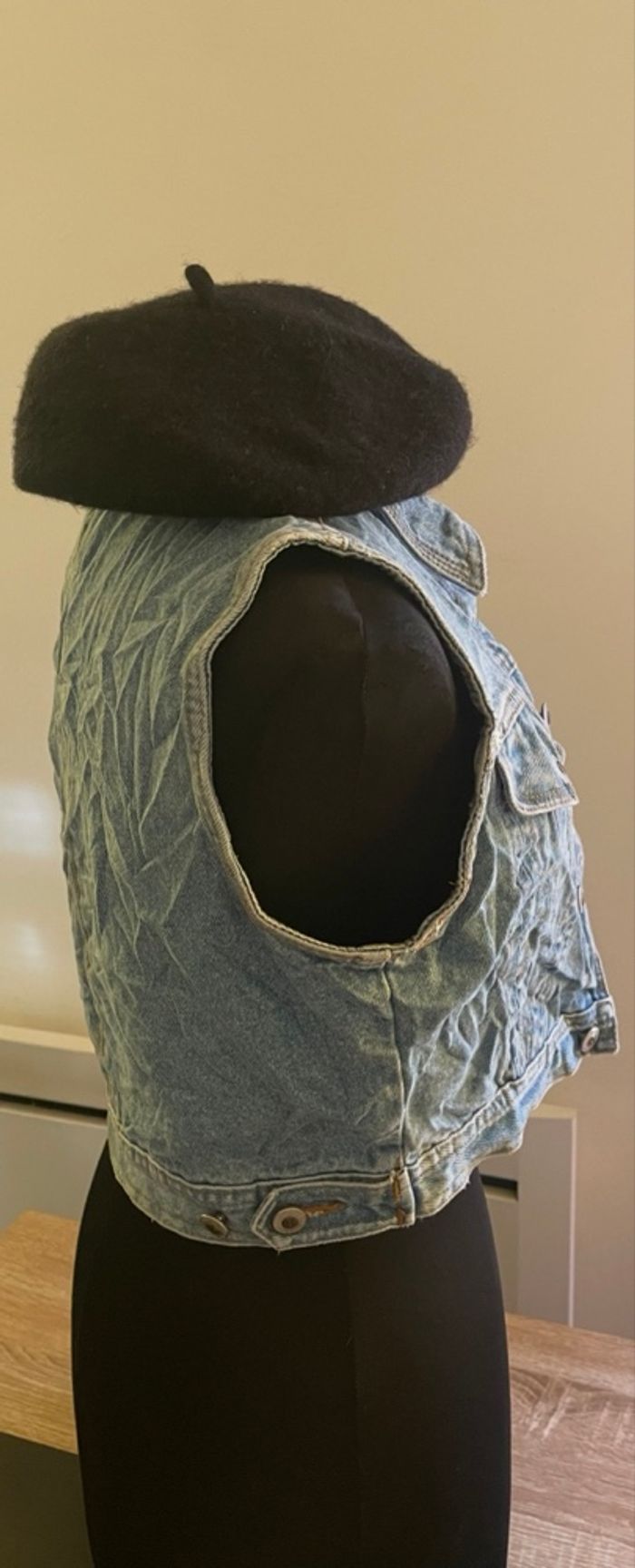 Veste en jean sans manches - photo numéro 5