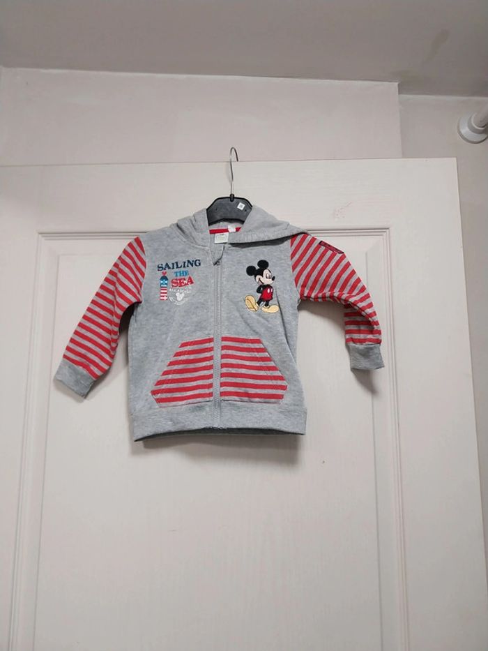 Gilet zippé bébé garçon 12 mois mickey
