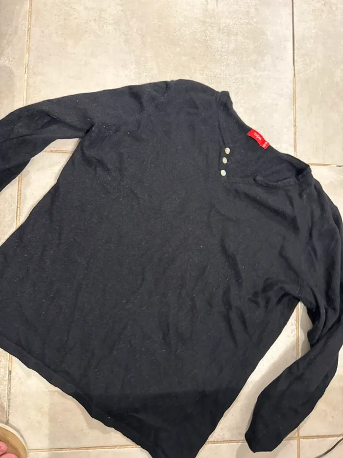 Pull noir Tissaia – Taille 46 - photo numéro 2