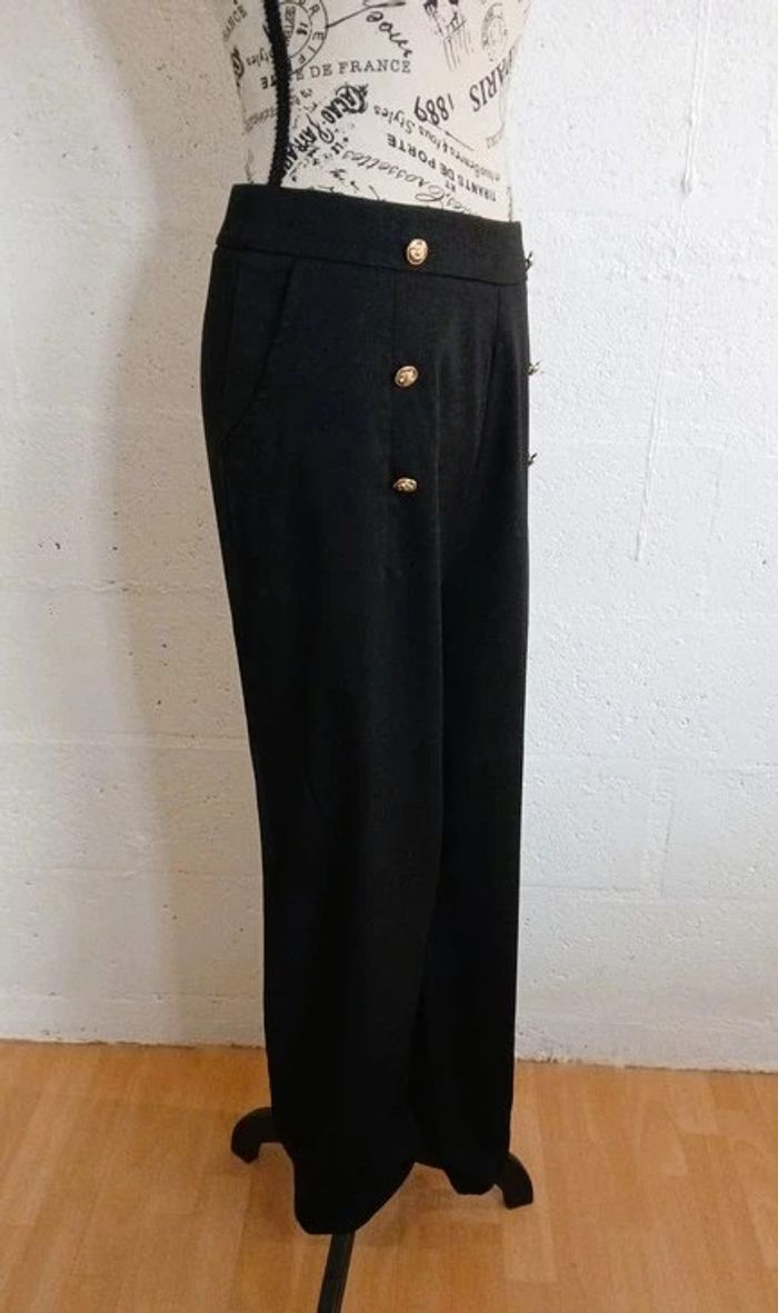 🖤 Pantalon noir jambes larges – SHEIN – Taille 42 / XL - photo numéro 4