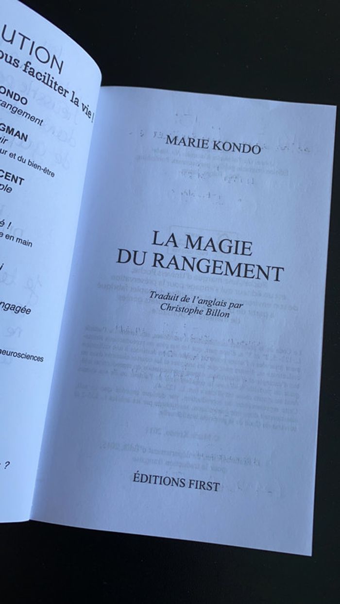 Livre « La magie du rangement » - photo numéro 4