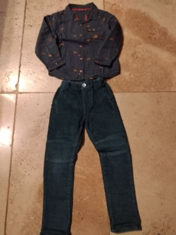 Ensemble chemise et pantalon en 4 ans