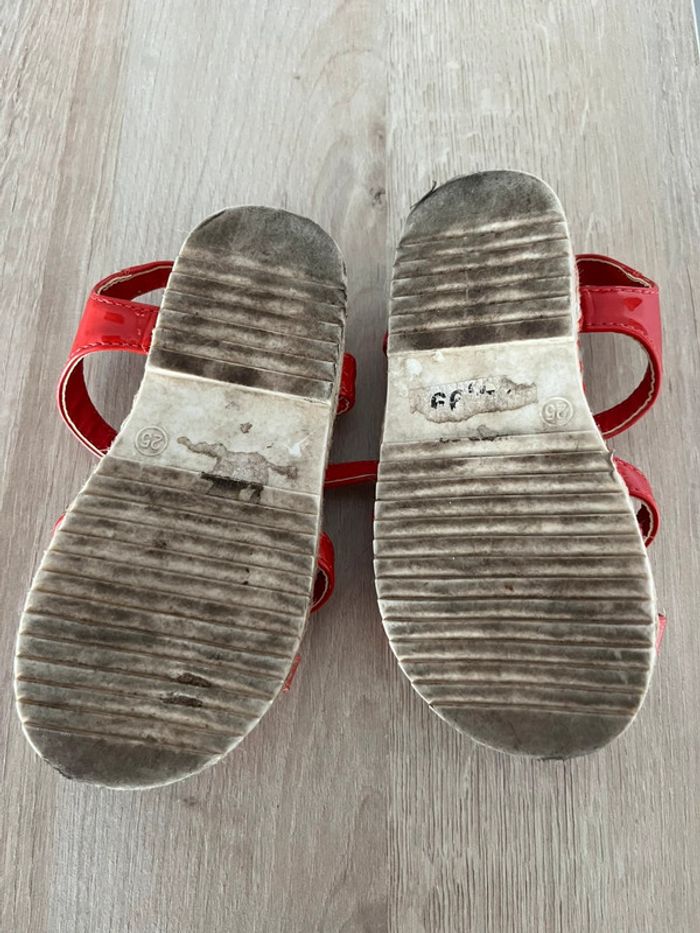 Sandales rouges Naf Naf - photo numéro 2