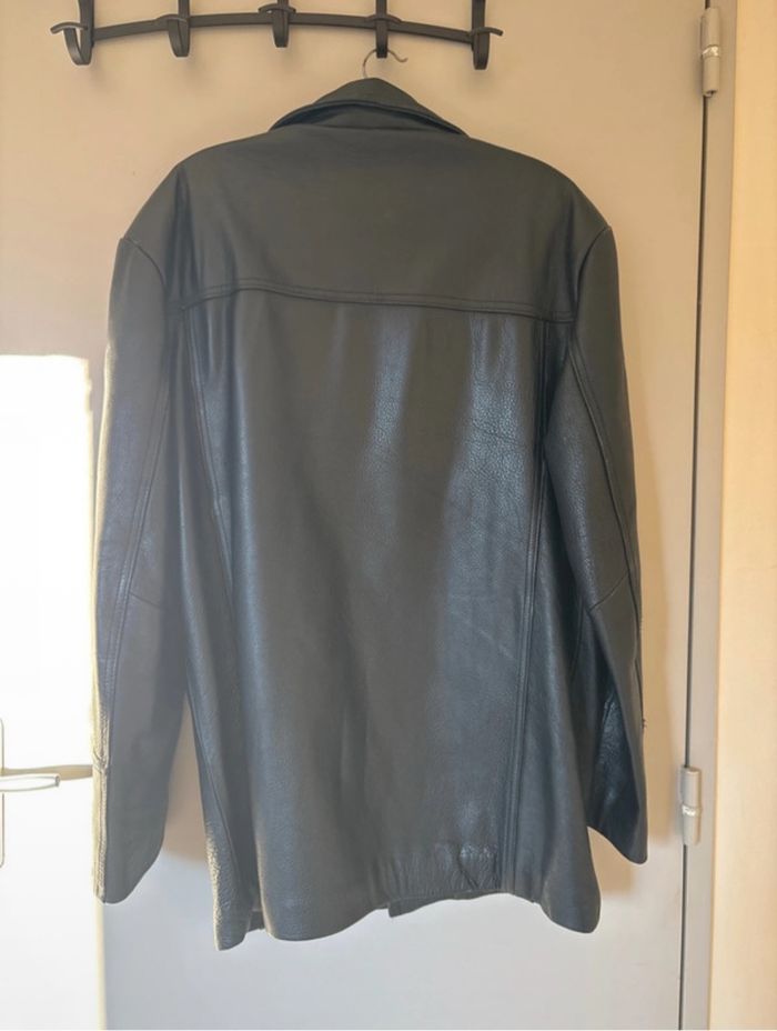 Manteau cuire homme - photo numéro 3
