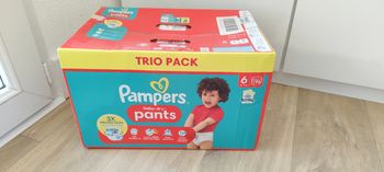 Carton couches Pants Pampers taille 6 (96 couches)