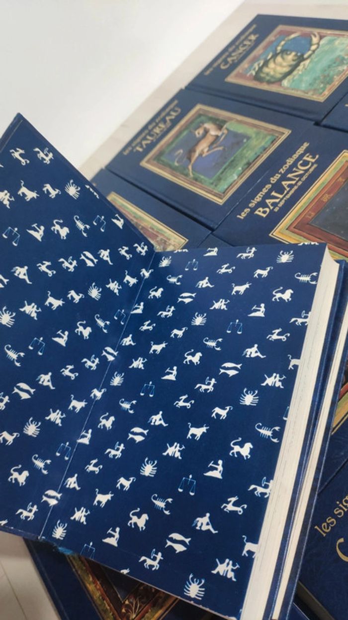 Lot 14 livres astrologie secrets techniques Colombet signes zodiaque Curcio - photo numéro 3