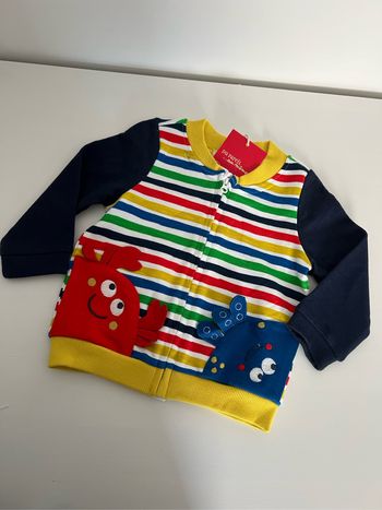 Gilet à rayures multicolores DPAM