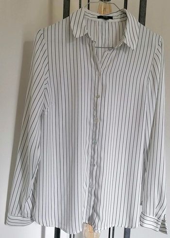 Chemise femme manches longues Kiabi taille S 36