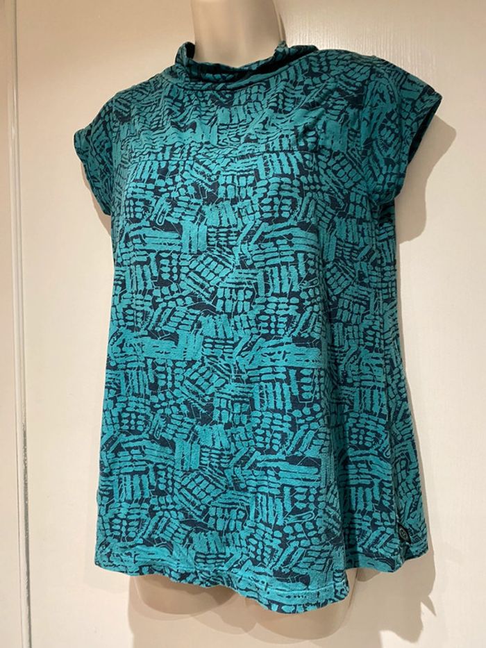 Kanabeach biologique blouse taille 36 bleu bleu canard