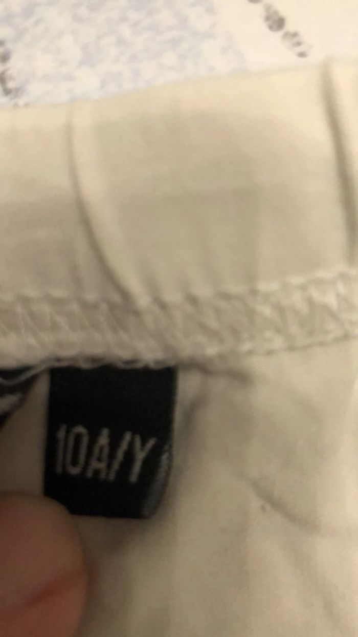 Lot 2 jupes 10 ans (1 noire à pois beiges et 1 blanche unie) - photo numéro 6